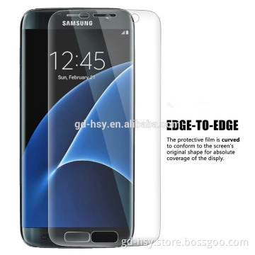 HUYSHE Mobile Spare Parts Samsung Galaxy S7 edge 3D Curved Full Cover PET Film Screen Protector